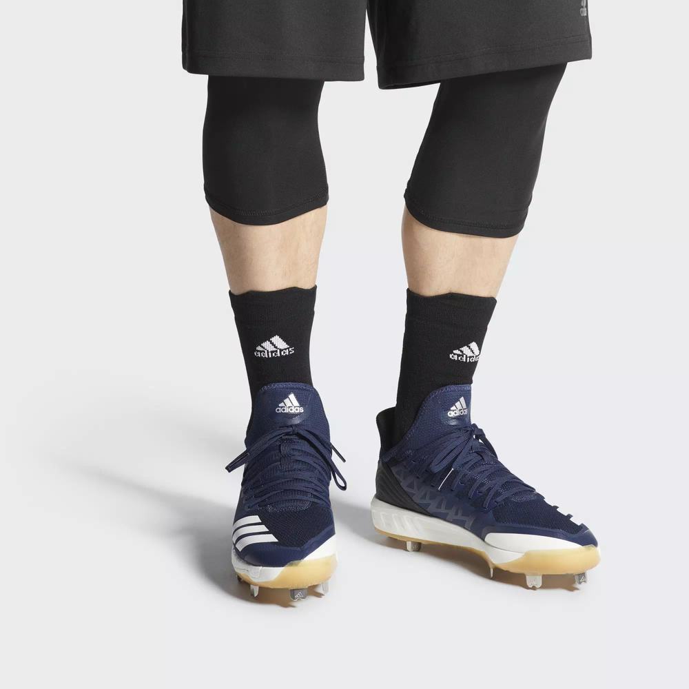 Adidas Boost Icon 4 Spikes De Beisbol Azules Para Hombre (MX-79527)